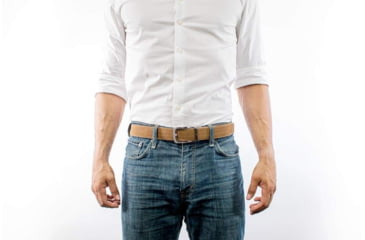 Image of Nexbelt Suede Dress Belt, Non-EDC, Tan, PCE0791