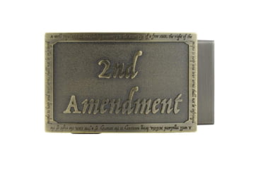 Image of Nexbelt The 2nd Amendment Brass EDC Buckle, Brass, 1.38in, BCS0883