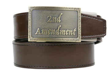 Image of Nexbelt The 2nd Ammendment Brass EDC Gun Belt, Brass, 1.38in, PCS0906