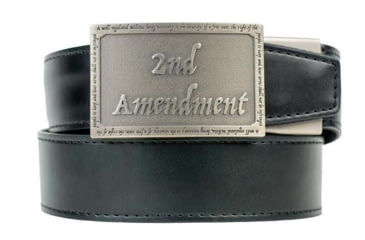Image of Nexbelt The 2nd Ammendment Pewter EDC Gun Belt, Pewter, 1.38in, PCS0890