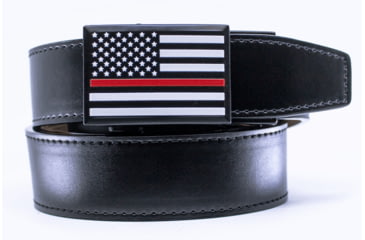 Image of Nexbelt Thin Red Line Classic EDC Gun Belt, Black, 1.38in, PCS0920