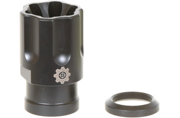 Image of Next Level Armament NLX-25 Linear Compensator, 5.56x45mm NATO, 1/2x28, Black Nitride, NLX-405