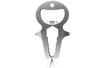 Image of NexTool Happy Hero Pocket Multi-tool w/Carabiner, Chrome KT5007B
