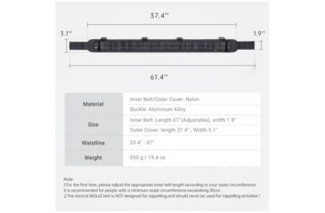 Image of Nextorch Tactical MOLLE Belt