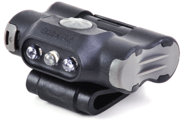 Image of Nextorch UL12 LED Clip Safety Flashlight, AAA, White/Red/Blue, 17 Lumens, Black, PS5564