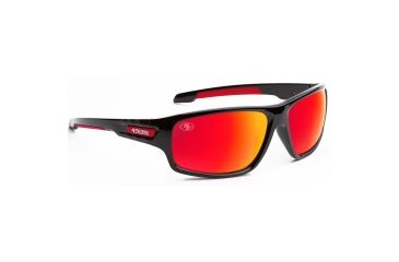 Image of NFL Catch San Francisco 49ers Progressive Prescription Sunglasses, Glossy Black Frame, 622586T27PR