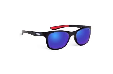 Image of NFL Wayfarer New England Patriots Progressive Prescription Sunglasses, Matte Black Frame, 622088T19PR