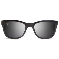 Image of NFL Wayfarer Oakland Raiders Progressive Prescription Sunglasses, Matte Black Frame, 622088T23PR