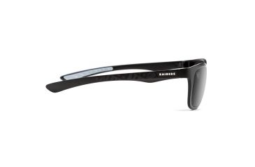 Image of NFL Wayfarer Oakland Raiders Progressive Prescription Sunglasses, Matte Black Frame, 622088T23PR