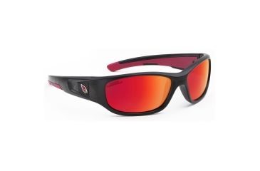 Image of NFL Zone Arizona Cardinals Single Vision Prescription Sunglasses, Matte Black Frame, 655975T01SV