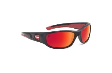 Image of NFL Zone Atlanta Falcons Single Vision Prescription Sunglasses, Matte Black Frame, 655975T02SV