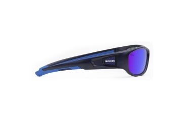 Image of NFL Zone Baltimore Ravens Single Vision Prescription Sunglasses, Matte Dark Blue Frame, 655975T03SV