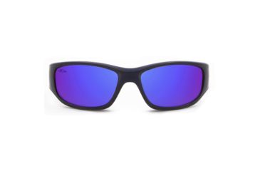 Image of NFL Zone Baltimore Ravens Single Vision Prescription Sunglasses, Matte Dark Blue Frame, 655975T03SV