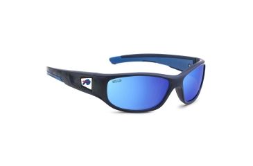 Image of NFL Zone Buffalo Bills Single Vision Prescription Sunglasses, Matte Dark Blue Frame, 655975T04SV