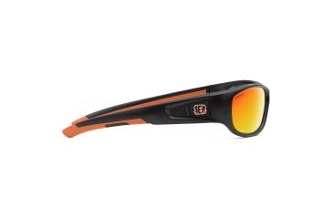 Image of NFL Zone Cincinnati Bengals Single Vision Prescription Sunglasses, Matte Black Frame, 655975T07SV