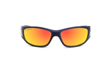Image of NFL Zone Denver Broncos Single Vision Prescription Sunglasses, Matte Dark Blue Frame, 655975T10SV