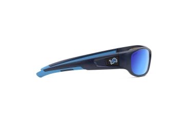 Image of NFL Zone Detroit Lions Single Vision Prescription Sunglasses, Matte Dark Blue Frame, 655975T11SV