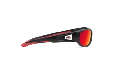 Image of NFL Zone Kansas City Chiefs Single Vision Prescription Sunglasses, Matte Black Frame, 655975T16SV