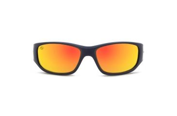 Image of NFL Zone Miami Dolphins Single Vision Prescription Sunglasses, Matte Dark Blue Frame, 655975T17SV