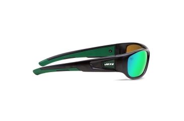 Image of NFL Zone New York Jets Single Vision Prescription Sunglasses, Matte Black Frame, 655975T22SV