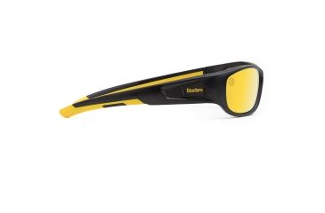 Image of NFL Zone Pittsburgh Steelers Single Vision Prescription Sunglasses, Matte Black Frame, 655975T25SV