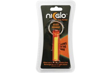 Image of Ni-Glo Solar Gear Marker Blaze Orange Fixed Blade Knife, Handle NG91502