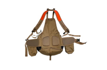 Image of NICA Shooting Upland Strap Vest, Tan/Blaze, One Size, UWF102