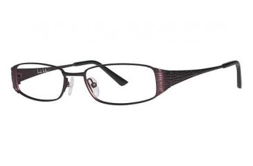 Image of Nicole Miller Bayard Bifocal Prescription Eyeglasses - Frame Matte Burgundy, Size 50/16mm NMBAYARD03