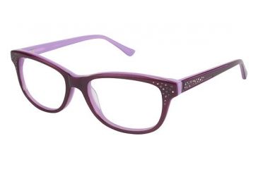 Image of Nicole Miller Bijou Eyeglass Frames - Frame PURPLE / ORCHID, Size 51/16mm NMBIJOU03