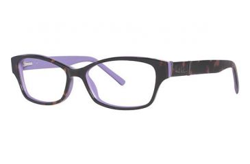 Image of Nicole Miller Bleeker Single Vision Prescription Eyeglasses - Frame Tortoise, Size 54/15mm NMBLEEKER02
