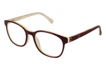 Image of Nicole Miller Bloomfield Bifocal Prescription Eyeglasses - Frame BURGUNDY, Size 54/19mm NMBLOOMFIELD03
