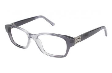 Image of Nicole Miller Broome Single Vision Prescription Eyeglasses - Frame Black Fade, Size 50/16mm NMBROOME02