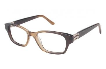 Image of Nicole Miller Broome Single Vision Prescription Eyeglasses - Frame Golden Rod Fade, Size 50/16mm NMBROOME03