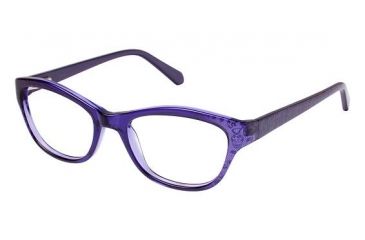 Image of Nicole Miller Cabrini Single Vision Prescription Eyeglasses - Frame VIOLA, Size 49/17mm NMCABRINI03