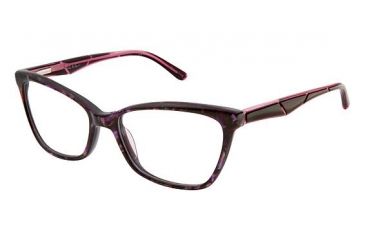 Image of Nicole Miller Carmer Bifocal Prescription Eyeglasses - Frame Rose Marble, Size 53/16mm NMCARMER02