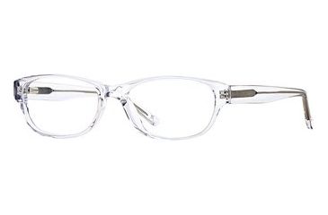 Image of Nicole Miller Collection NL At First Sight SENL ATFI00 Eyeglass Frames - Crystal SENL ATFI005235 CLR