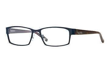 Image of Nicole Miller Collection NL Big Time SENL BIGT00 Progressive Prescription Eyeglasses - Navy Bean SENL BIGT005435 BL