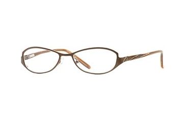 Image of Nicole Miller Collection NL Condesa SENL COND00 Bifocal Prescription Eyeglasses - Brushed Brown SENL COND005335 BN