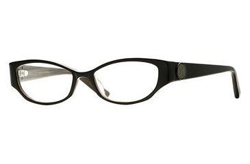 Image of Nicole Miller Collection NL Eclair SENL ECLA00 Single Vision Prescription Eyewear - Black Palm SENL ECLA005130 BK