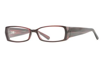 Image of Nicole Miller Collection NL Kashmir SENL KASH00 Bifocal Prescription Eyeglasses - Raspberry SENL KASH005240 BUR