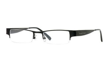 Image of Nicole Miller Collection NL Luxe SENL LUXE00 Progressive Prescription Eyeglasses - Caviar SENL LUXE005140 BK