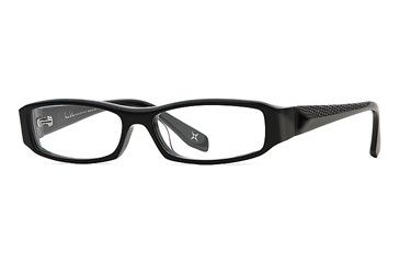 Image of Nicole Miller Collection NL Mode Du Jour SENL MODJ00 Progressive Prescription Eyeglasses - Black Tourmaline SENL MODJ005440 BK
