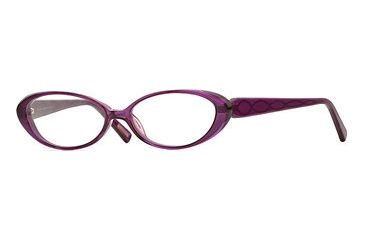 Image of Nicole Miller Collection NL Motif SENL MOTI00 Bifocal Prescription Eyeglasses - Aubergine SENL MOTI005030 PU