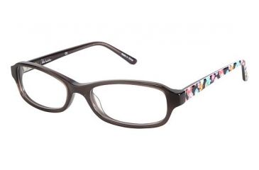 Image of Nicole Miller Corinna Eyeglass Frames - Frame Black / Floral, Size 48/15mm NMCORINNA01