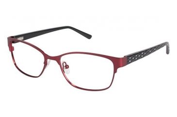 Image of Nicole Miller Esme Bifocal Prescription Eyeglasses - Frame MATTE BURGUNDY, Size 53/16mm NMESME03