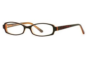 Image of Nicole Miller Flamenco SENM FLAM00 Eyeglass Frames - Black Rose SENM FLAM005240 BK