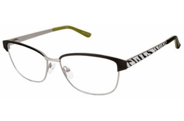 Image of Nicole Miller Foster Bifocal Prescription Eyeglasses - Frame Matte Black, Size 56/15mm NMFOSTER01