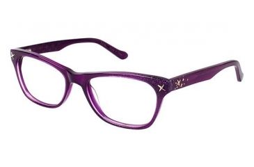 Image of Nicole Miller Front Progressive Prescription Eyeglasses - Frame PURPLE, Size 52/17mm NMFRONT02