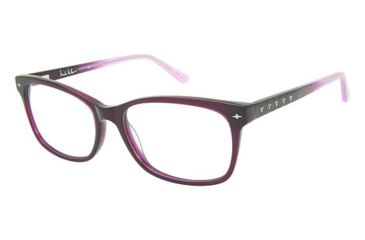 Image of Nicole Miller Jaida Bifocal Prescription Eyeglasses - Frame MULBERRY, Size 57/17mm NMJAIDA03