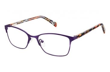 Image of Nicole Miller Liana Eyeglass Frames - Frame Purple / Mosaic, Size 49/16mm NMLIANA02